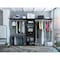 Tuhome Plego 70 in.W, 118 in.W Drawers Closet System, One Drawer, Three Hanging Rods, Five Shelves, Black CLW5362 - alternate 4
